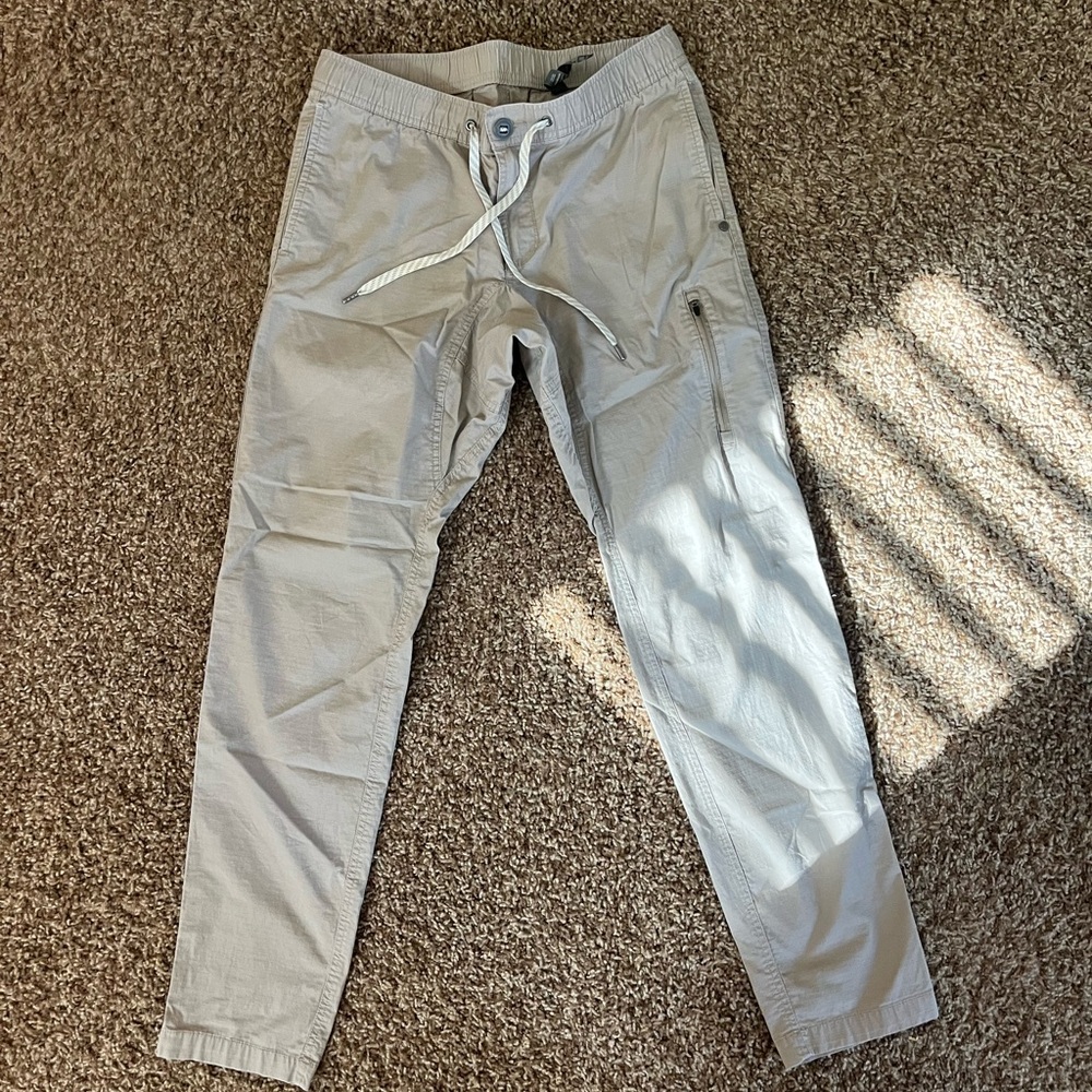 Vuori Light Gray Cargo Pants